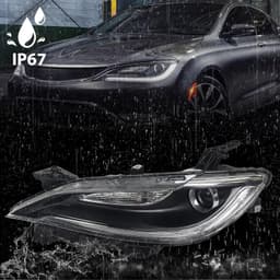 Halogen Left Headlight For Chrysler 200 2015 2016 2017 Driver Side CH2502260 gallery image 2