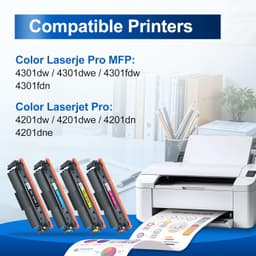 210X Toner Cartridges 4 Pack 4301fdw Compatible Replacement for HP 210X 210A 210 gallery image 5