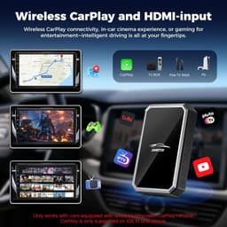 2-in-1 wireless carplay adapter Video In-Dash Units w/GPS Black 2016 2 in 1 Car gallery image 3