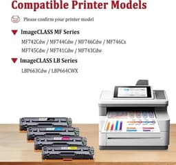 055H Toner Cartridge Set Replacement for Canon 055 055H High Capacity Toner Kit gallery image 2