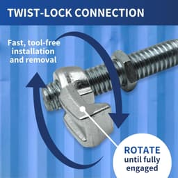 Heavy Duty Shipping Container Connectors Twist Lock Steel 2 Pack gallery image 6