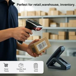 Barcode Scanners iOS & Android 1D/2D Barcode Scanner Wireless – Boost Speed & Ac gallery image 6