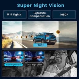 Other Car Video 360° Dash Cam Front/Rear/Inside/Side 4 Channel Dash Camera FHD 1 gallery image 3
