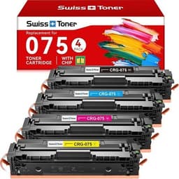 075 075H Toner Cartridge 4 Pack Replacement for Canon CRG-075 075HCompatible wit gallery image 1