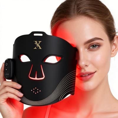 Light Therapy Wireless LED Light Therapy Mask 84 4 Core LED Beads 4 Wavelengths