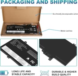 01AV479 Laptop Battery for Lenovo ThinkPad T480s 57Wh 11.58V L17L3P71 gallery image 5