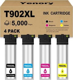 Ink Cartridges Black Cyan Yellow Magenta T902XL Ink Compatible T902xl Ink Cartri gallery image 1