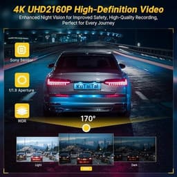 Other Car Video 128GB: Electronics 2022 KuTaiTai 4K Dash Cam Toyota RAV4 2022 2 gallery image 7