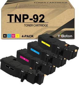 TNP92 Toner Cartridge 4 Pack for Konica Bizhub C3120i 6000 Page Yield gallery image 1