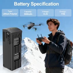 Mavic 3 Intelligent Flight Battery 5000mAh 15.4V High Capacity Replacement gallery image 3