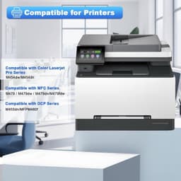 414X Toner Cartridges 4 Pack with Chip High Yield for LaserJet Pro M479 M454 gallery image 5