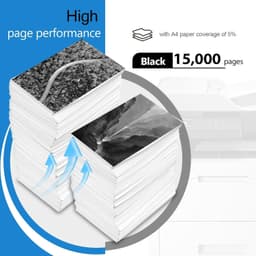High Yield 58D1H00 Black Toner Cartridge 15000 Pages for Lexmark Printers gallery image 6