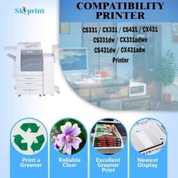 CS331 CX331 Toner Cartridge 20N10K0 Black with Chip High Yield Compatible gallery image 4