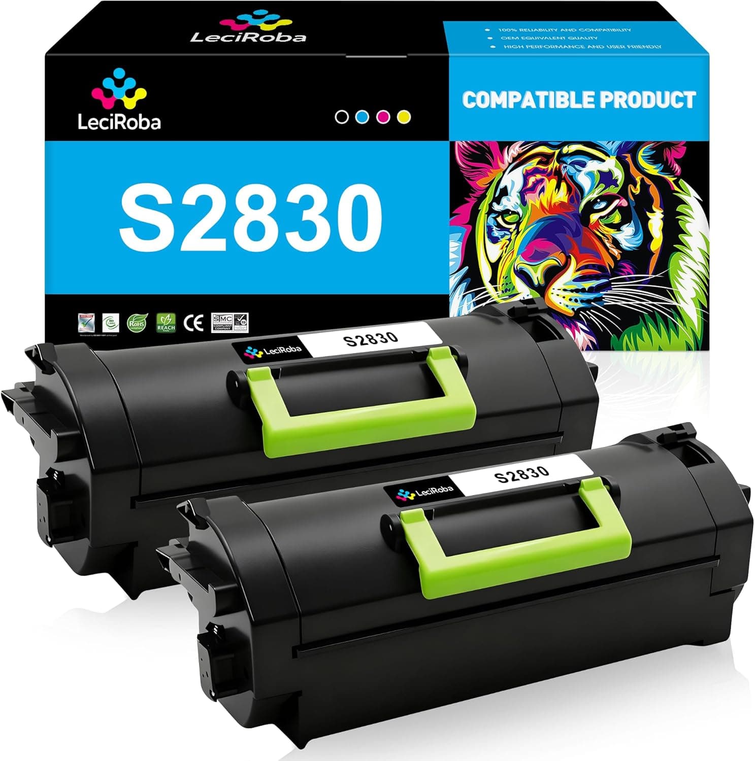 S2830dn Toner 2 Pack 8500 Page High Yield for Dell S2830 GGCTW
