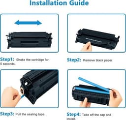 206A Toner Cartridges Combo Pack Replacement for HP 206 206X W2110A Work with La gallery image 6