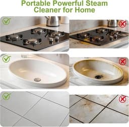 Handheld Steam Cleaner for Home, 10s Fast Heat Up Steamer, 1500W Portable Steam gallery image 4
