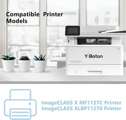 T09 T09L Toner Cartridge 4 Pack Extra High Yield w Chip for LBP1127C gallery image 3