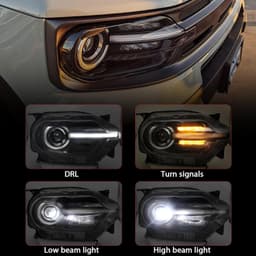 Right LED Headlight Assembly for Ford Bronco Sport 2021-2023 Projector RH gallery image 5