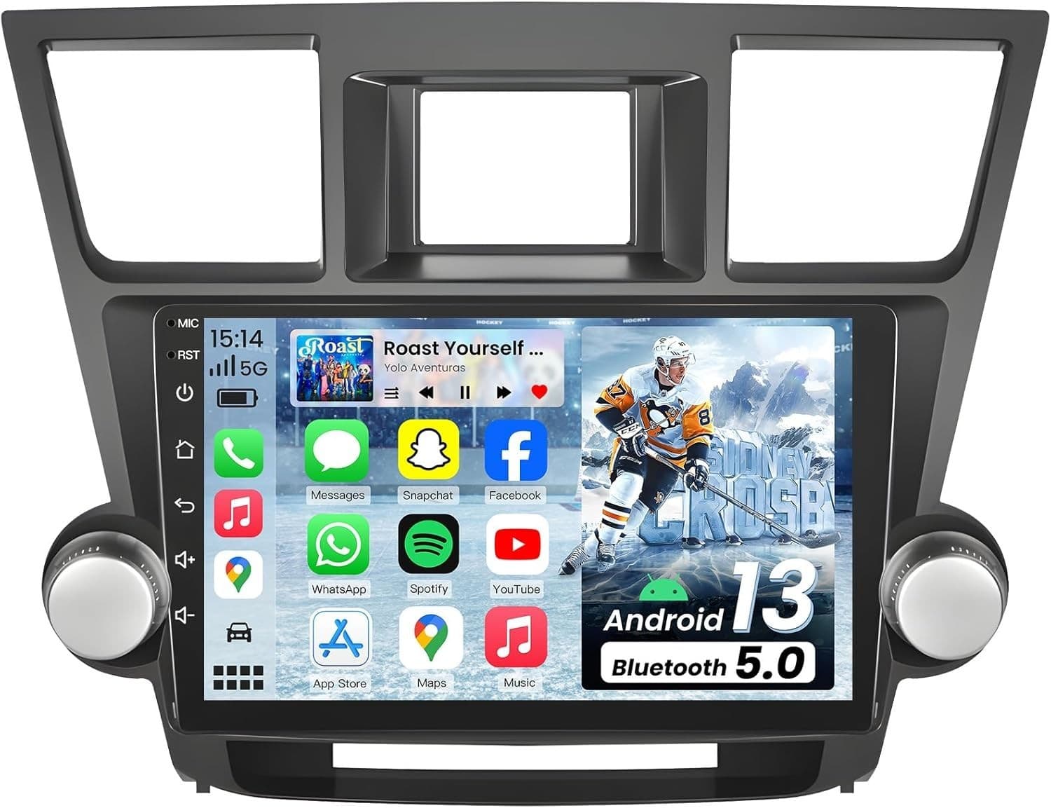 10.2in Touchscreen Car Stereo for Toyota Highlander 2008-2012 CarPlay