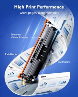 210X High Yield Toner 4 Pack w Chip for Color Laser Pro 4301 4201 Series Printer gallery image 6