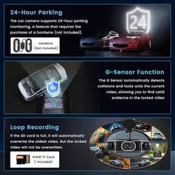 Other Car Video 360° Dash Cam Front/Rear/Inside/Side 4 Channel Dash Camera FHD 1 gallery image 2