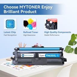 Compatible Toner Cartridge Replacement for Brother TN635XL TN-635XL TN635 for HL gallery image 3