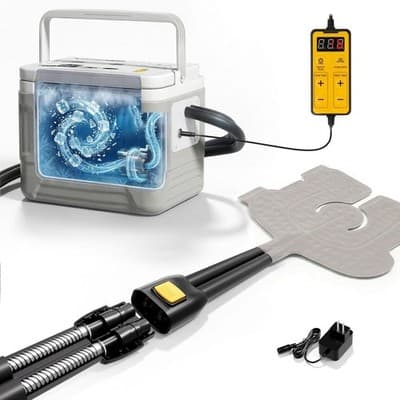 Cold & Hot Packs & Wraps Gray Cold Therapy Machine Quiet Ice Machine Knee After