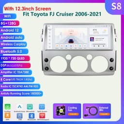 747721153669 Video In-Dash Units w/GPS 2003 Plug&Play Car Radio Toyota 4Runner 2 gallery image 7
