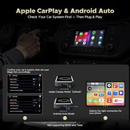 Adapters TOGUARDGO 3 in 1 Wireless Carplay Adapter Magic AI Box YouTube TikTok gallery image 3