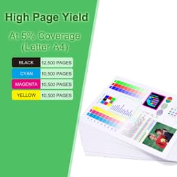 655A Black Cyan Magenta Yellow Toner Cartridge (4-Pack) Replacement for HP 655A gallery image 3
