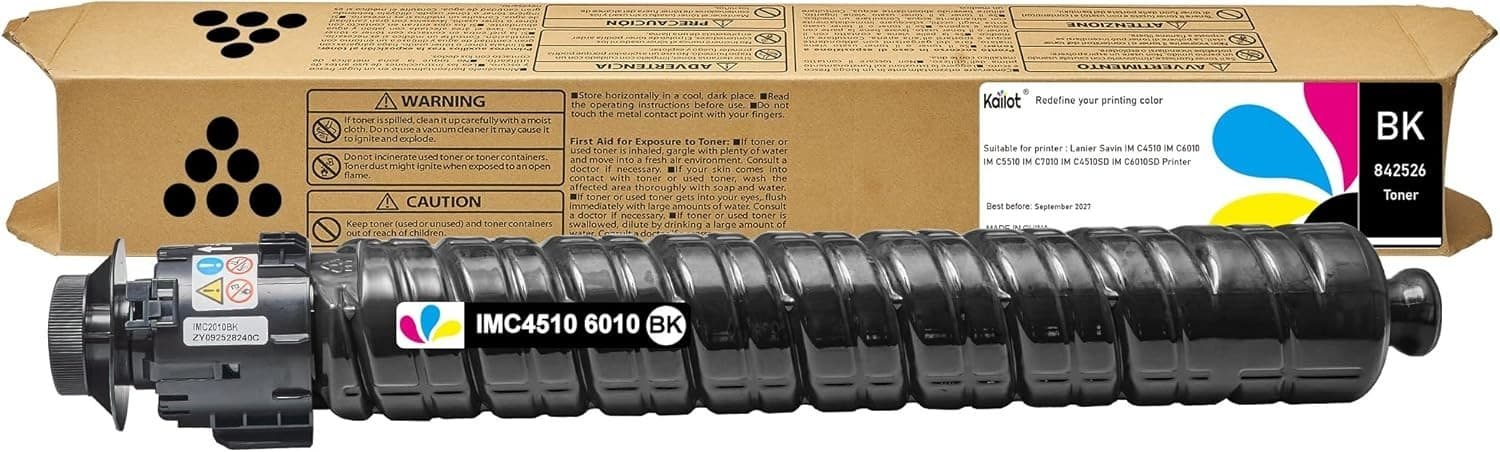 IM C4510 IM C6010 Black Toner Cartridge 842526 High Yield 42K Pages