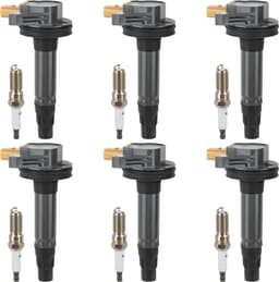 UF646 Ignition Coil Pack & Spark Plugs Set for Ford 3.5L EcoBoost V6 (6PCS) gallery image 1