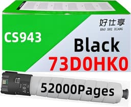 73D0HK0 Black Toner Cartridge for Lexmark CS943 CS943de 52000 Page Yield gallery image 1