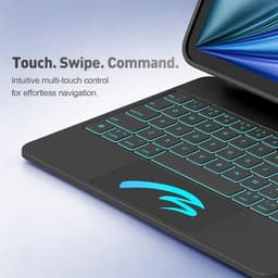 Classic Cases, Covers, Keyboard Folios Black 2025 for iPad Air 11 inch Case Keyb gallery image 4
