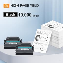 89X 89A Black Toner Cartridge 2 Pack High Yield w Chip for Laser Printers gallery image 5