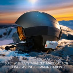 Snow Sports Helmet Communicator Mesh Wave Intercom Glove Friendly Mount gallery image 5
