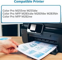 206A Toner Cartridges Combo Pack Replacement for HP 206 206X W2110A Work with La gallery image 2
