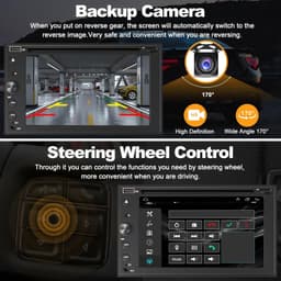 Android 13 Car Stereo Wireless CarPlay Android Auto Video In-Dash Units w Bundle gallery image 5