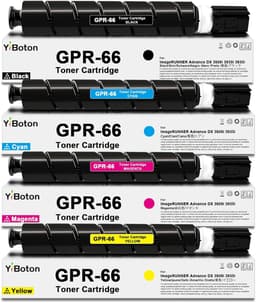 GPR-66 Toner Cartridge 4 Pack High Yield with Chip for Canon DX 3926i gallery image 1