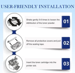 Toner Cartridge TN635XL TN635 Toner Cartridge Set (with Chip) Kit Ready Wireless gallery image 7