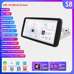 Video In-Dash Units w/GPS 2004 Car Radio Ford F150 Radio 2004 2008: 7in HD Touch gallery image 6