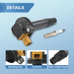 UF646 Ignition Coil Pack & Spark Plugs Set for Ford 3.5L EcoBoost V6 (6PCS) gallery image 6
