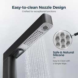 Black Kitchen Faucet Pull Down Sprayer 360 Swivel Waterfall Single Handle gallery image 7