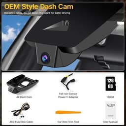 Other Car Video 128GB: Electronics 2022 KuTaiTai 4K Dash Cam Toyota RAV4 2022 2 gallery image 4