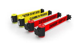 15ft Magnetic Retractable Belt Barrier Wall Mount Caution Do Not Enter gallery image 1