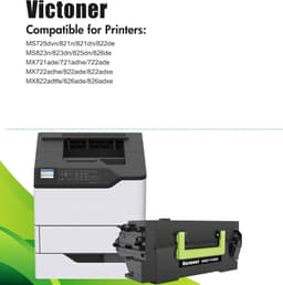 58D1H00 Black High Yield Toner Cartridge 15000 Pages Compatible for MS MX gallery image 5