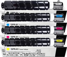 High Yield GPR61 Toner Cartridge 4 Pack CMYK for imageRUNNER Advance Printers gallery image 1
