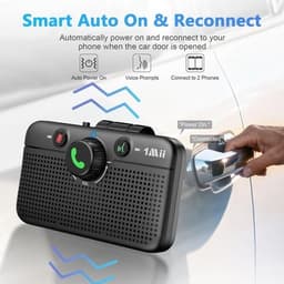 Bluetooth, Handsfree Car Kits Auto On CarEcho MK02 Bluetooth 6.0 Car Speaker Han gallery image 2