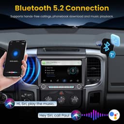 Android 13 Car Stereo Wireless CarPlay Android Auto Dodge Ram Pickup 1500 2500 3 gallery image 5