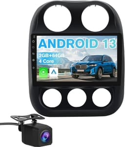 10.1in Touchscreen Android Car Stereo for Jeep 2010-2016 Wireless CarPlay gallery image 1